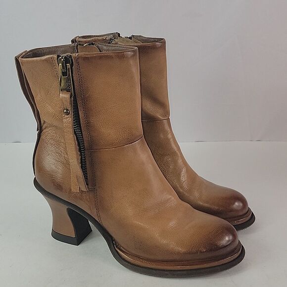 A.S 98 Nelle Stylish Italian Leather Women's Ankle Boots - Picture 3 of 16